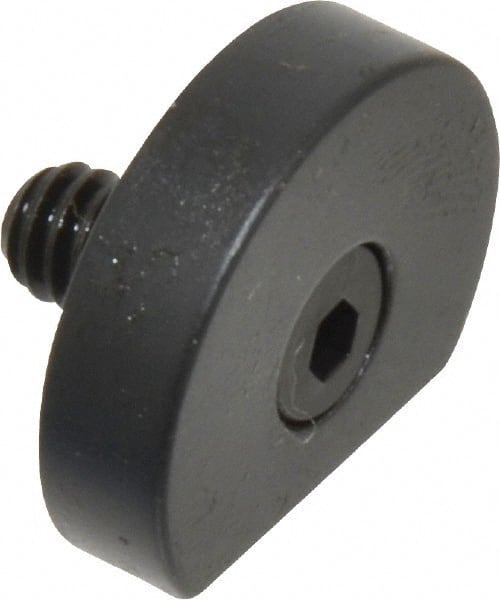 Mitee-Bite - 1/8" Mild Steel Hex, 1/4-20 Stud Thread, Symmetrical Hex Clamp - 1/4" Hex Height, 800 Lb Holding Force, Mild Steel Stud, 15/32" Long Thread, 6.2 Ft/Lb Torque, 4 Clamps - Exact Tooling