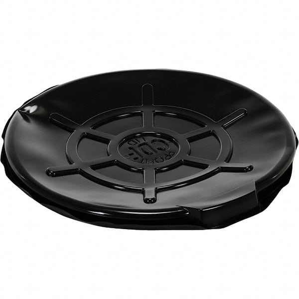 Vestil - Round Polyethylene Open Head Drum Cover for 55 Gallon Container - 25" Wide - Exact Tooling