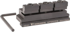 Kennametal - Tool Block Style A2TEN, 19mm Blade Height, 75mm OAL, 30mm OAH, Indexable Cutoff Blade Tool Block - 5/8" Shank Height, 5/8" Shank Width, Reversible, Series A2 Cut-Off - Exact Tooling