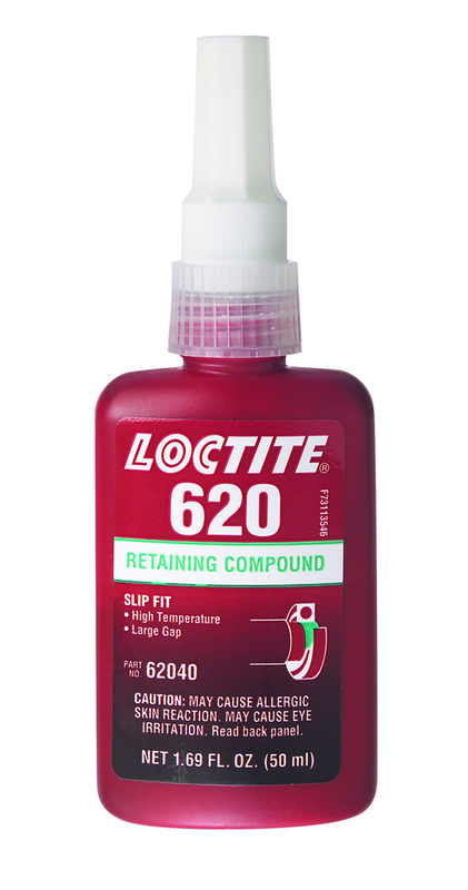 620 Retaining Compound; Slip Fit; High Strength; High Temperatures -50 ml - Exact Tooling