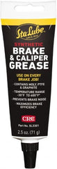 CRC - 2.5 oz Tube Synthetic High Temperature Grease - Black, High Temperature, 450°F Max Temp, NLGIG 2, - Exact Tooling