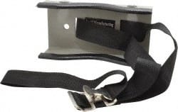 Vestil - 8" Long x 2-3/8" Wide x 4-1/8" High, Gas Cylinder Wall Bracket - Holds 1 Cylinder, Fits 4, 5, 6, 7, 8, 9, 10, 11, 12" Diameter Cylinders - Exact Tooling