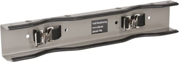 Vestil - 23-3/4" Long x 2-3/8" Wide x 4-1/8" High, Gas Cylinder Wall Bracket - Holds 2 Cylnders, Fits 4, 5, 6, 7, 8, 9, 10, 11, 12" Diameter Cylinders - Exact Tooling