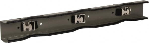 Vestil - 36" Long x 2-3/8" Wide x 4-1/8" High, Gas Cylinder Wall Bracket - Holds 3 Cylnders, Fits 4, 5, 6, 7, 8, 9, 10, 11, 12" Diameter Cylinders - Exact Tooling