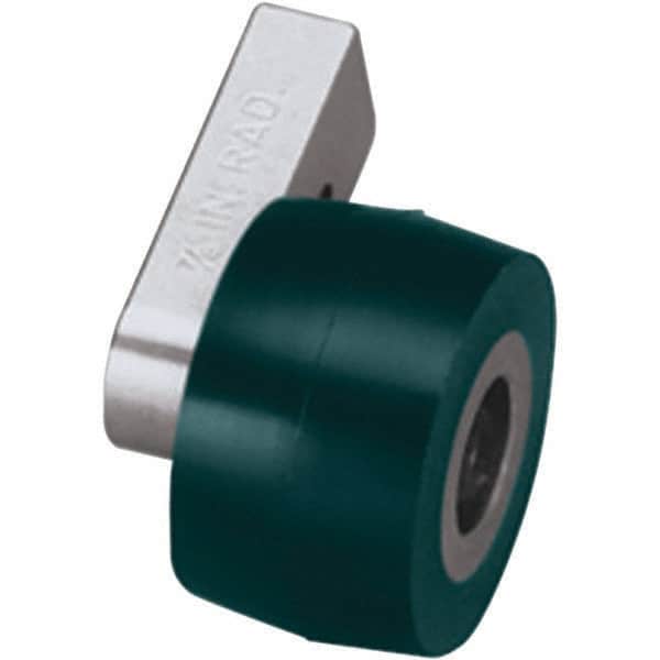 Dynabrade - 1" Wide Contact Wheel Assembly Arm - 18" Belt Length x 1" Belt Width, Flat, Urethane, 70" Contact Wheel Diam - Exact Tooling