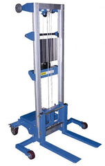 Vestil - 500 Lb Capacity, 47" Lift Height, Counter Weight Base Manually Operated Lift - Exact Tooling