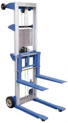 Vestil - 500 Lb Capacity, 47" Lift Height, Standard Base Manually Operated Lift - Exact Tooling