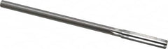 Made in USA - 0.3615" High Speed Steel 6 Flute Chucking Reamer - Straight Flute, 0.3105" Straight Shank, 1-3/4" Flute Length, 7" OAL - Exact Tooling
