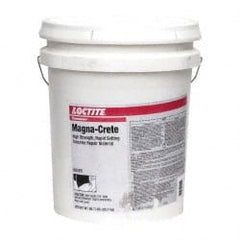 Loctite - 5 Gal Pail Gray Magnesium Phosphate Filler/Repair Caulk - 2000°F Max Operating Temp, 10 min Tack Free Dry Time, 1 to 2 hr Full Cure Time, Series 135 - Exact Tooling