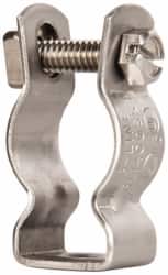 Cooper B-Line - Stainless Steel Rigid/EMT Conduit Hanger with Bolt - 1/2" EMT, 1/2" Rigid, 1/4" Rod - Exact Tooling