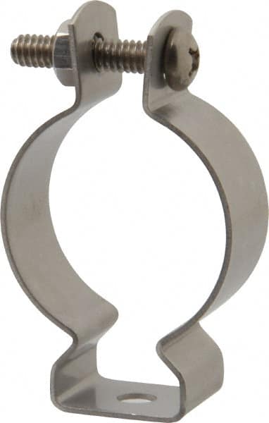 Cooper B-Line - Stainless Steel Rigid/EMT Conduit Hanger with Bolt - 1-1/2" EMT, 1-1/4" Rigid, 1/4" Rod - Exact Tooling