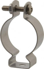 Cooper B-Line - Stainless Steel Rigid/EMT Conduit Hanger with Bolt - 1-1/2" EMT, 1-1/4" Rigid, 1/4" Rod - Exact Tooling