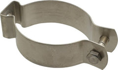 Cooper B-Line - Stainless Steel Rigid/EMT Conduit Hanger with Bolt - 4" EMT, 4" Rigid, 5/16" Rod - Exact Tooling