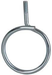 Cooper B-Line - 2" Pipe, Steel Threaded Bridle Rings - Silver, Zinc Plated, 50 Lb Capacity - Exact Tooling