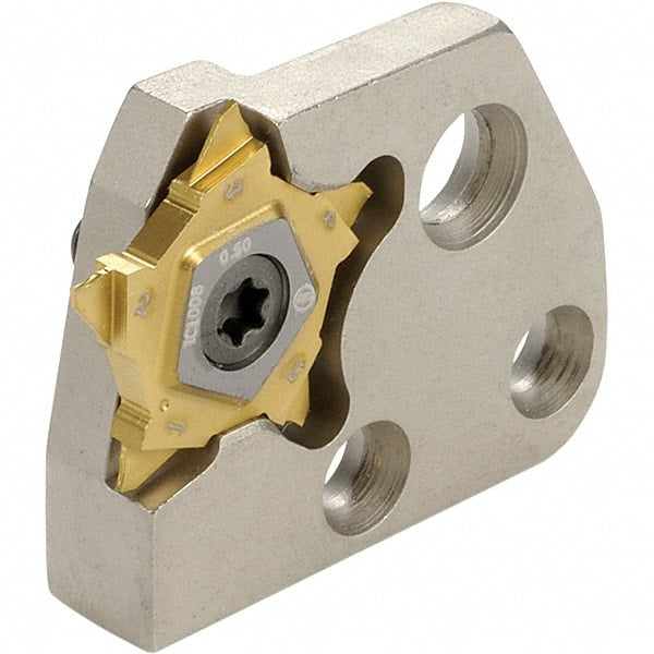 Iscar - 1.5 to 4mm Groove Width, Left Hand Cut, PCAD Indexable Grooving Blade - PENTA 34F-R/L, PENTA 34N-C, PENTA 34N-J, PENTA 34N-PB, PENTA 34R/L-C, PENTA 34R/L-PB, PENTA34R/L-J Insert Style, Series Modular Grip & PentaCut - Exact Tooling