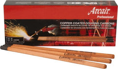 Arcair - 14" Long, 1/2" Diam, Copper Arc Welding Electrode - Exact Tooling