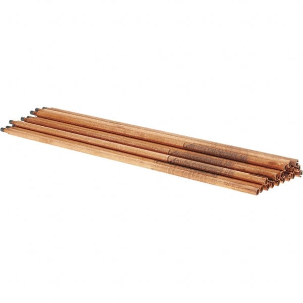 Victor - 17" Long, 3/8" Diam, Copper Arc Welding Electrode - DC Jetrod Copperclad Jointed Electrodes - Exact Tooling