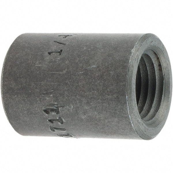 Made in USA - Size 1/4", Class 3,000, Forged Carbon Steel Black Pipe End Cap - 3,000 psi, Threaded End Connection - Exact Tooling
