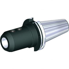 Kennametal - CVKV50 Taper Shank 1/2" Hole End Mill Holder/Adapter - 1-3/8" Nose Diam, 4-1/2" Projection, 1-8 Drawbar, Through-Spindle & DIN Flange Coolant - Exact Tooling