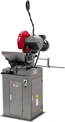 Jet - 2 Cutting Speeds, 14" Blade Diam, Cold Saw - 44 & 88 RPM Blade Speed, Floor Machine, 3 Phase, Compatible with Ferrous Material - Exact Tooling