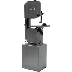 Jet - 13-1/2 Inch Throat Capacity, Variable Speed Pulley Vertical Bandsaw - 2600 (Wood), 90 to 340 (Metal) SFPM, 1 HP, Single Phase - Exact Tooling