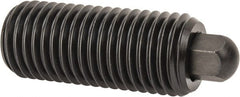 Vlier - 1-8, 2-13/32" Thread Length, 1/2" Plunger Projection, Steel Threaded Spring Plunger - 1/2 (Hex)" Max Plunger Diam, 2-13/32" Plunger Length, 16 Lb Init End Force, 68 Lb Final End Force, 1/2" Hex - Exact Tooling