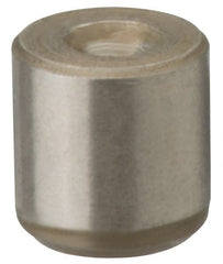 Gibraltar - 5/8-11 Thread, 0.5472" OD, 5/8" OAL, Ball Button & Detent - 0.33" ID, Stainless Steel - Exact Tooling
