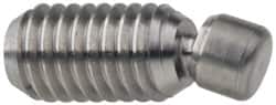 Vlier - 1/2-13, 2" OAL, Stainless Steel, Swivel Pad - Stainless Pad, 0.4" Pad Diam, 1-11/16" Thread Length, 7.5° Swivel Angle, 1/4" Hex Key - Exact Tooling