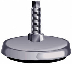 Barrymount - Stud Mount Leveling Pad & Mount - 100 Max Lb Capacity, 2" Base Diam - Exact Tooling