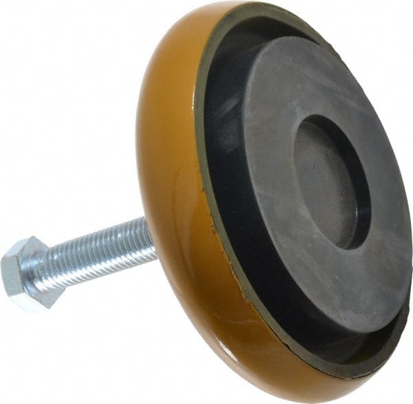Barrymount - Stud Mount Leveling Pad & Mount - 4,200 Max Lb Capacity, 6-5/16" Base Diam - Exact Tooling