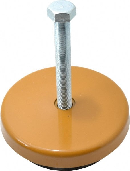 Barrymount - Stud Mount Leveling Pad & Mount - 13,000 Max Lb Capacity, 9" Base Diam - Exact Tooling