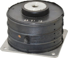 Barrymount - 1/2-13 Bolt Thread, 5.13" Wide Stud Mount Leveling Pad & Mount - 600 Max Lb Capacity, 5" Base Diam - Exact Tooling