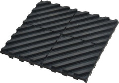 Barrymount - 4" Long x 4" Wide x 5/16" Thick, Neoprene, Machinery Leveling Pad & Mat - Exact Tooling