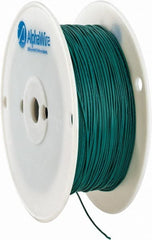 Alpha Wire - 24 AWG, 1 Strand, 305 m OAL, Tinned Copper Hook Up Wire - Green PVC Jacket, 0.052" Diam - Exact Tooling