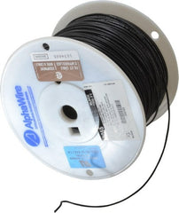 Alpha Wire - 18 AWG, 16 Strand, 305 m OAL, Tinned Copper Hook Up Wire - Black PVC Jacket, 0.079" Diam - Exact Tooling