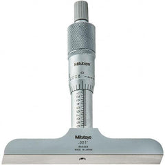 Mitutoyo - Mechanical Depth Micrometers Minimum Measurement (Inch): 0 Minimum Measurement (Decimal Inch): 0 - Exact Tooling
