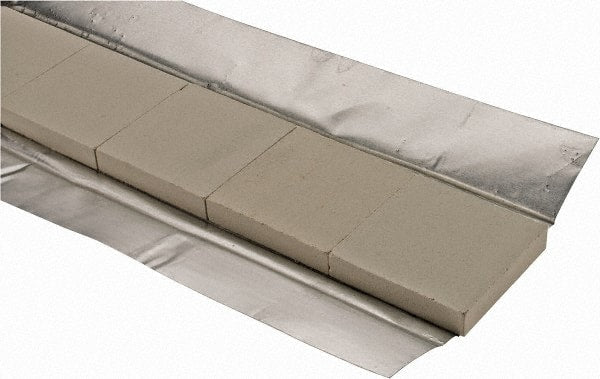 ESAB - 16 Packaging Feet per Box, 2 Inch Long, Flat Ceramic Weld Backing - 2 Inch Wide x 3/8 Inch Thick - Exact Tooling