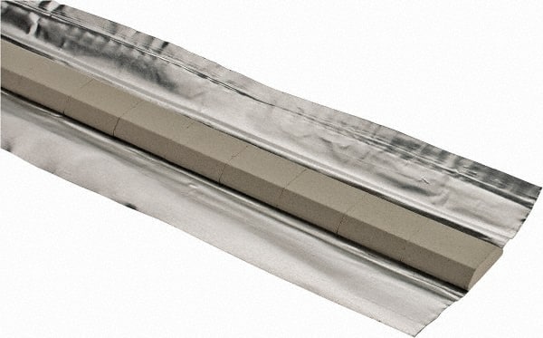 ESAB - 36 Packaging Feet per Box, 1 Inch Long, 45° Angle, FBF Ceramic Weld Backing - 1 Inch Wide x 1/4 Inch Thick - Exact Tooling