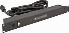 Wiremold - 6 Outlets, 120 Volts, 20 Amps, 15' Cord, Power Outlet Strip - 1 Circuits, Rack Mount, 5-15P NEMA Configuration, cULus, UL Listed File 1449 - Exact Tooling