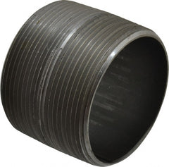 B&K Mueller - Schedule 40, 3" Diam x 2-5/8" Long Steel Black Pipe Nipple - Threaded - Exact Tooling