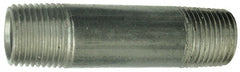 B&K Mueller - Schedule 40, 1-1/2 x 36" Galvanized Pipe Nipple - Threaded Steel - Exact Tooling