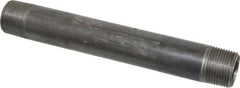 B&K Mueller - Schedule 40, 3/4" Diam x 7" Long Steel Black Pipe Nipple - Threaded - Exact Tooling