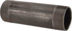 B&K Mueller - Schedule 40, 2" Diam x 7" Long Steel Black Pipe Nipple - Threaded - Exact Tooling