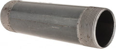 B&K Mueller - Schedule 40, 2" Diam x 8" Long Steel Black Pipe Nipple - Threaded - Exact Tooling