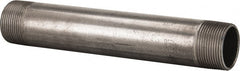 B&K Mueller - Schedule 40, 1-1/4" Diam x 9" Long Steel Black Pipe Nipple - Threaded - Exact Tooling