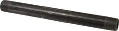 B&K Mueller - Schedule 40, 3/4" Diam x 10" Long Steel Black Pipe Nipple - Threaded - Exact Tooling
