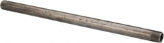 B&K Mueller - Schedule 40, 3/8" Diam x 12" Long Steel Black Pipe Nipple - Threaded - Exact Tooling