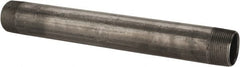 B&K Mueller - Schedule 40, 1-1/4" Diam x 12" Long Steel Black Pipe Nipple - Threaded - Exact Tooling