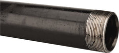 B&K Mueller - Schedule 40, 2" Diam x 30" Long Steel Black Pipe Nipple - Threaded - Exact Tooling