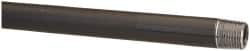 B&K Mueller - Schedule 40, 1/2" Diam x 36" Long Steel Black Pipe Nipple - Threaded - Exact Tooling